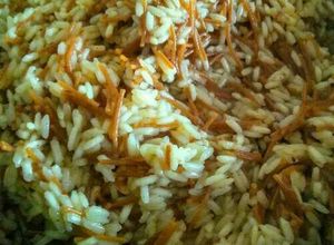 Una foto de Arroz de canela, nuez moscada y cabello de Ángel!