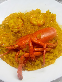 Una foto de Arroz meloso con bogavante