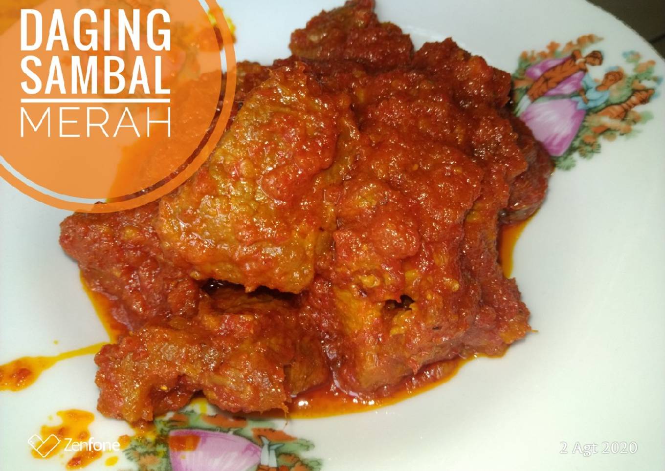 Daging Sapi Sambal Merah