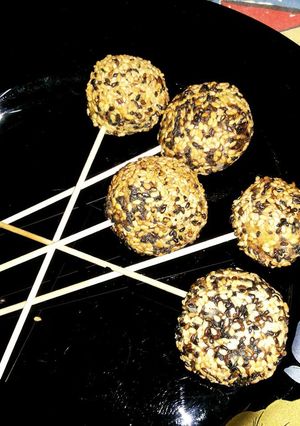 A picture of Sesame Pops.