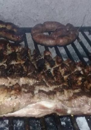 Una foto de Costillar de cerdo a la parrilla