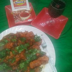 A picture of Gobhi chilli Manchurian.