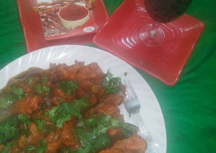 Recipe of Homemade Gobhi chilli Manchurian