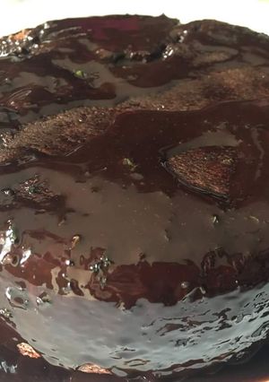 A picture of Chocolate mint cake.