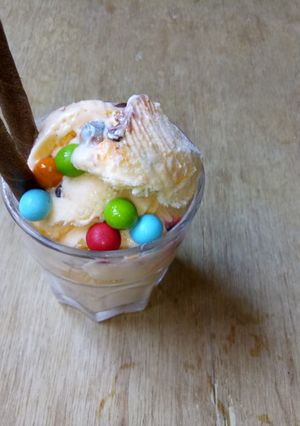 Foto resep Es cream hanya dua bahan No mixer