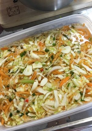 Hình của món Dưa cải muối.