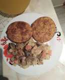 Picadillo con sopaipilla