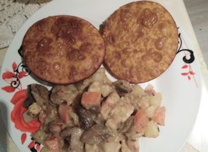 Una foto de Picadillo con sopaipilla