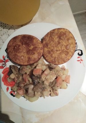 Una foto de Picadillo con sopaipilla