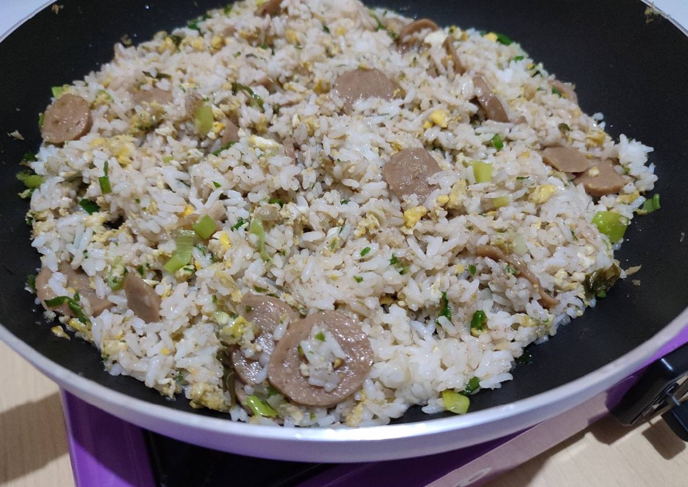 Nasi Goreng Terasi Cabai hijau