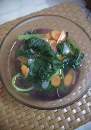 Foto resep Sayur bayam seger