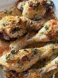 115 • Cosce di pollo gratinate con limone, aglio, prezzemolo, parmigiano e pangrattato 😋