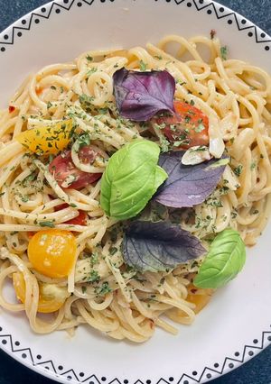 A legszaftosabb fokhagymás tészta🍝❤️🧄 recept fotója