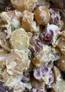 A picture of Creamy Egg Potato Salad.