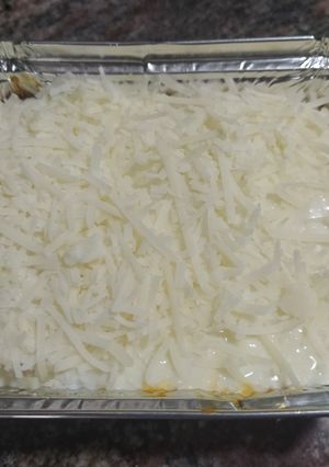 Una foto de Canelones de carne de cerdo con bechamel