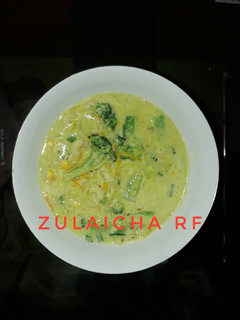 Foto resep Sup krim makaroni sayur