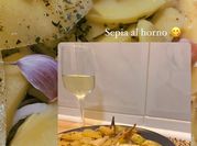 Una foto de sepia al horno