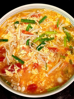 Hình của món Canh vân mây.