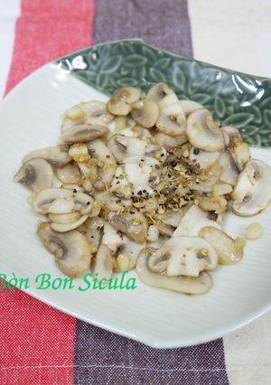 Hình của món Nấm Mỡ Xào Bơ Chanh.