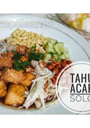 Foto resep Tahu Acar Solo Sederhana