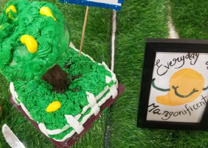 Recipe of Super Quick Mango tree cake