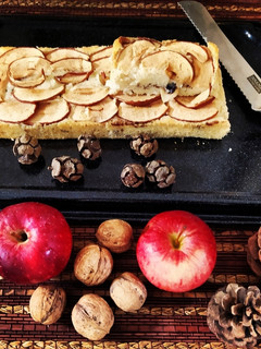 عکسی از دستور کیک پای سیب و دارچین
