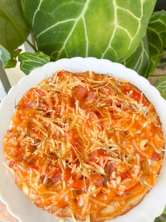 Foto resep Pizza with Dynamite Mayo Sauce
