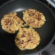 Hamburguesas de soja texturizada con cebolla y champiñón