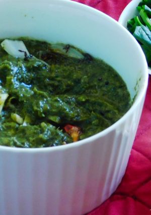 A picture of Sarson ka Saag (Authentic Punjabi Style).