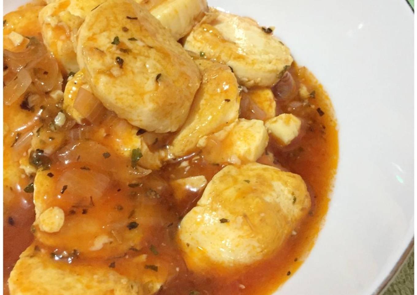 Mpasi||Tofu Saus Tomat dg Herbal Italia