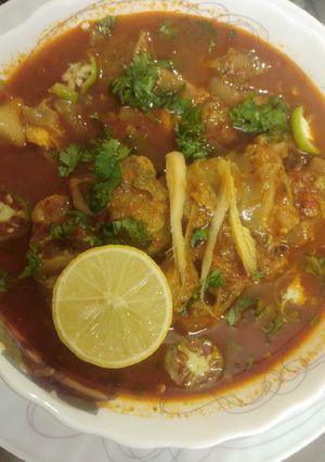 A picture of Mutton paya.