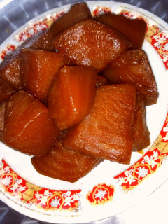عکسی از دستور لبوی میاندوآب با شکر (چغندرسفید)