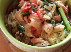 Foto resep Mie ayam lada hitam