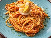 Una foto de spaghetti thermomix