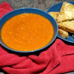 A picture of Roasted Vegetable Soup.