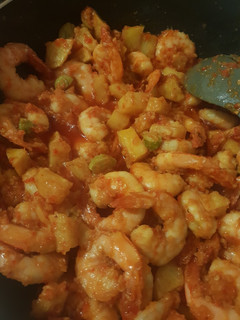 Foto resep Udang balado kentang pete