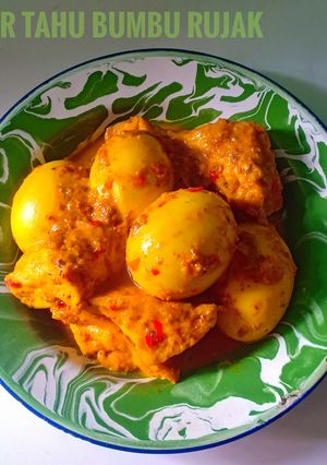 Foto resep Telur Tahu Bumbu Rujak