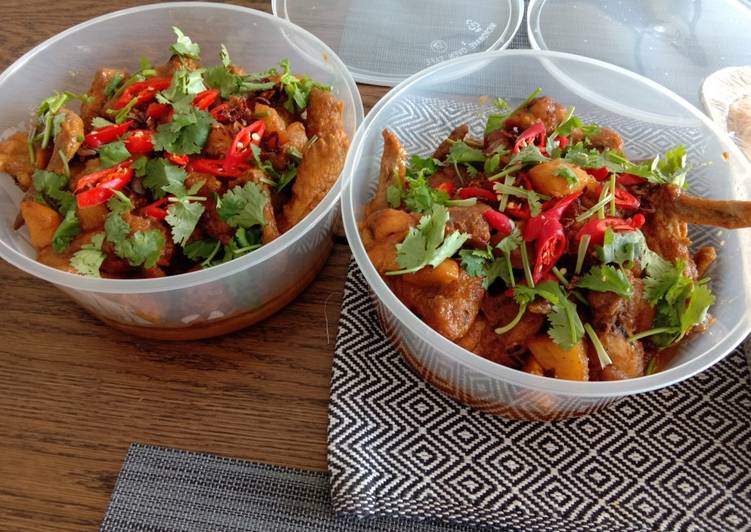 Resep: Untuk Mencoba Di RumahSemur ayam santan combine from 2 recipe