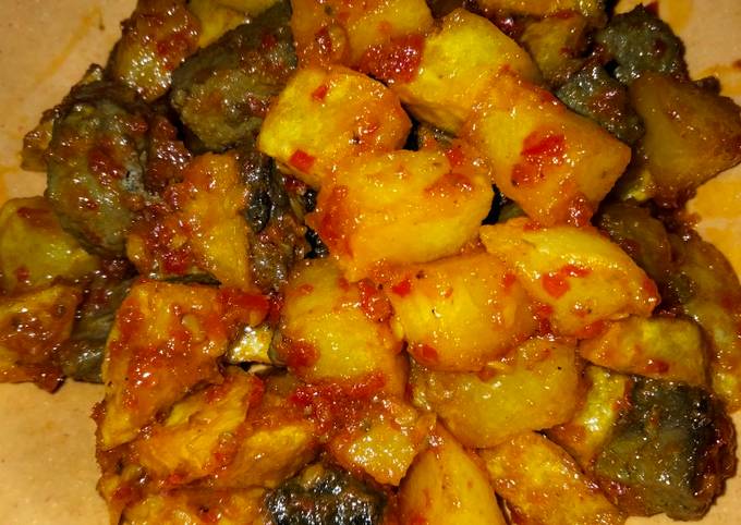 Resep Sambel goreng kentang ati Anti Gagal