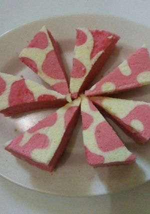 Foto resep Bolu kukus motif 🍰