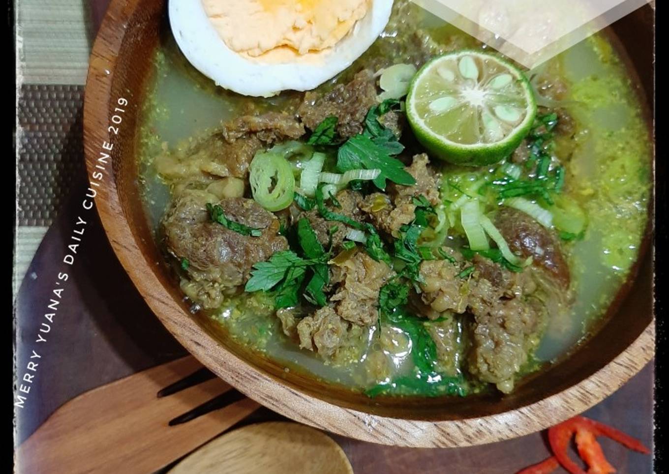 Resep Soto Daging, Bisa Manjain Lidah