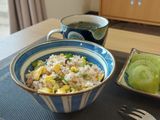 清晨早餐炒飯