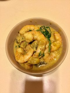 A picture of Ginataang Gulay (with pork and shrimp).