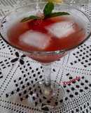 Δροσιστικό κοκτέιλ🍹με μαρμελάδα Φράουλα🍓(cocktail)