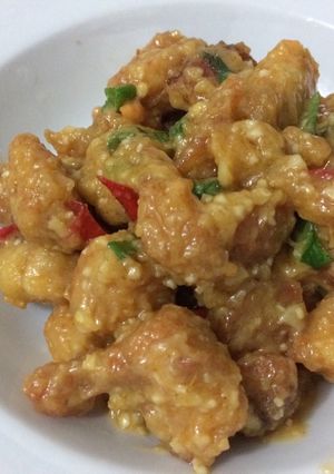 Foto resep Ayam Creamy Telor Asin