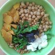 Ensalada de garbanzos y mango