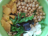 Ensalada de garbanzos y mango