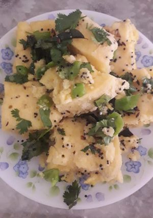 ખમણ ઢોકળા (Khaman Dhokla Recipe In Gujarati) રેસીપી મુખ્ય ફોટો