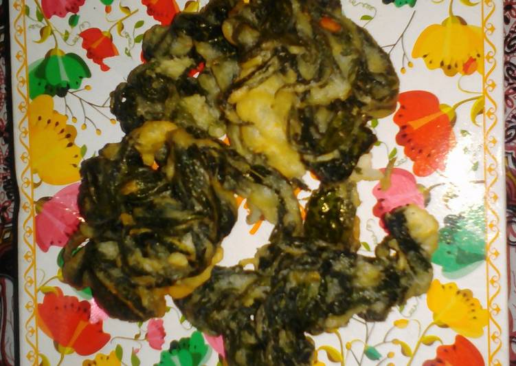 Resep Bakwan daun singkong ala umbul brintik klaten yang Enak