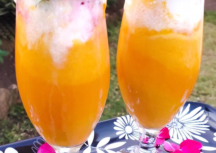 Steps to Make Perfect Mango Mastani